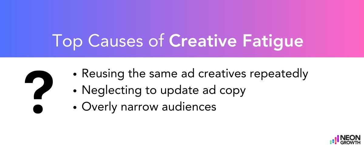 Neon Growth: Top Causes of Ad Fatigue